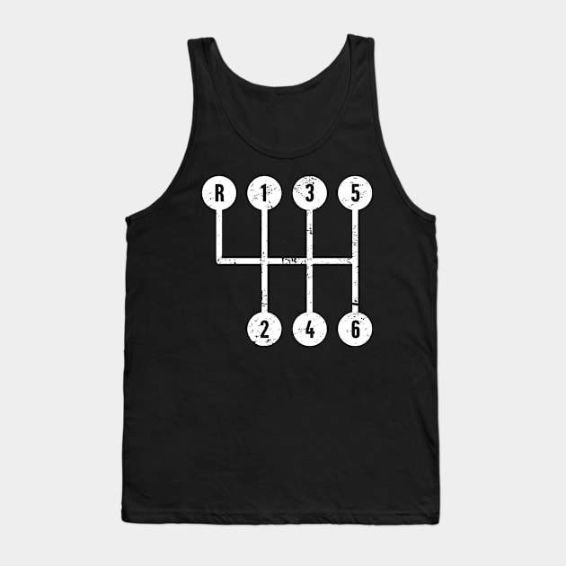 Gear Shift | Race Car Racing Gift Tank Top by MeatMan